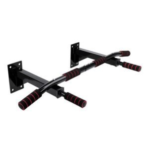 Reinforced Indoor Wall-Mounted Pull-Up Bar and Dip Station Fitness Equipment