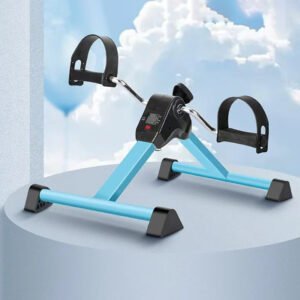 Home rehab fitness equipment leg and arm exercise bike, hemiplegia rehab machine for elderly upper and lower limb training pedaler